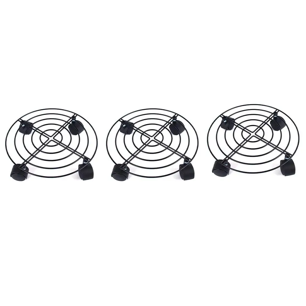

Plant Cart Indoor Plant Stand Rolling Plant Carts Wheel-equipped Base Metal Construction Multi-functional Stand