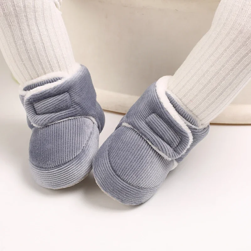 Winter Baby Baumwolle Schuhe Dicke Plüsch Schnee Stiefel Weiche Casual Wanderschuhe für 0-18 Monate Alt Bequeme Kleinkind Schuhe – Detail 30