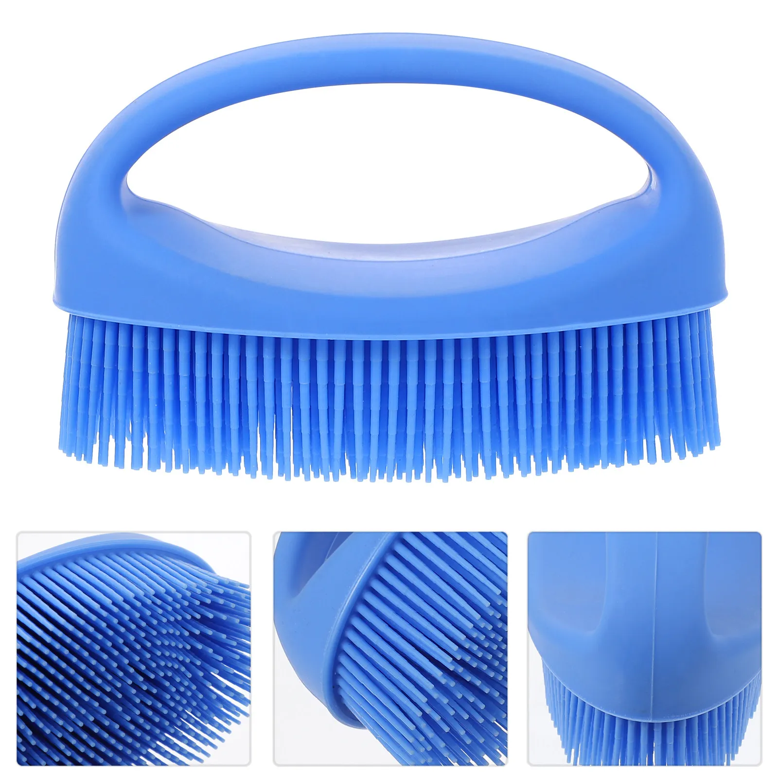 

Silicone Body Scrubber Handheld Gentle Exfoliating Bath Brush Massage Stimulating Shower Tool for All Ages Skin Types Relaxation