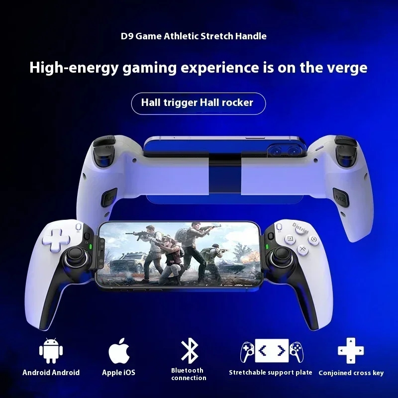 BSP D9 Stretch Gamepad Tablet Controller Bluetooth Wireless Handle for Joystick Switch Game Gamepad for PS3 PS4 Android IOS