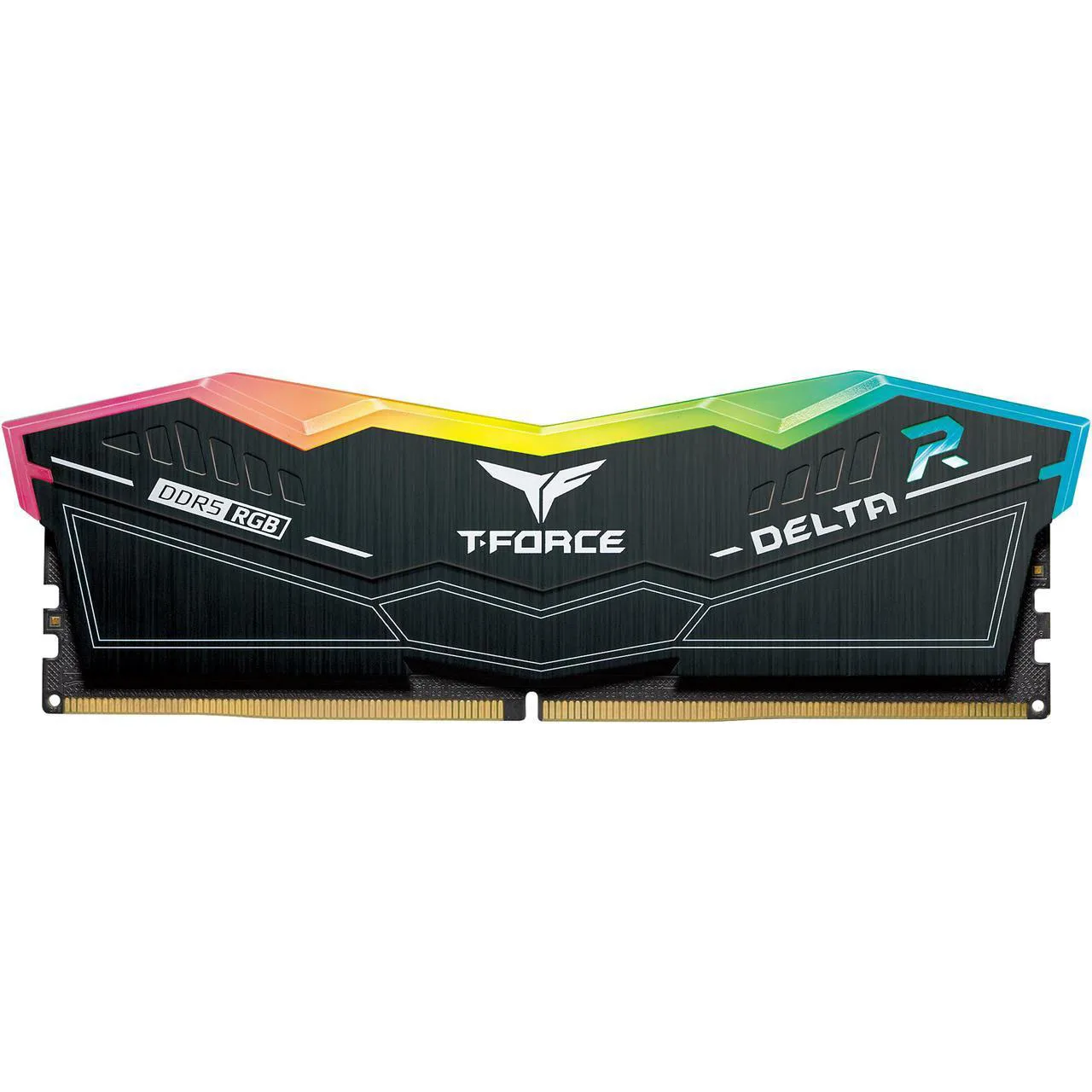 

TEAMGROUP Team T-Force Light Bar DELTA RGB 6000 DDR5 32G (16G*2) Black/white CL30 GAMING desktop memory used for ddr5 desktop