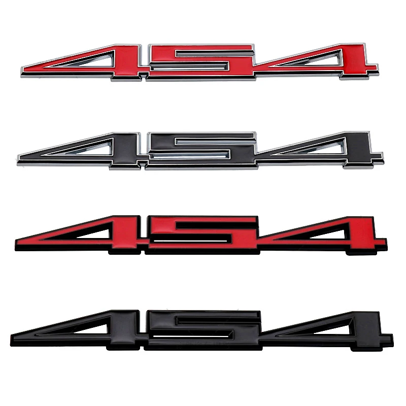 ثلاثية الأبعاد معدن 454 شعار رسالة شعار سيارة درابزين شارة جذع ملصق لاصق لامع ورائع لشروليه ZR1 ZL1 كامارو كورفيت C8 كوبيه تصفيف السيارة