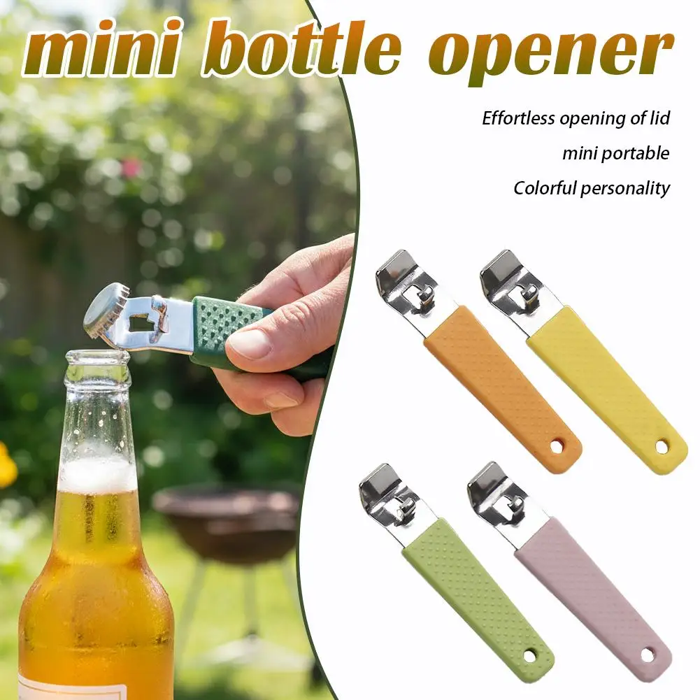 Mini Portable Oral Liquid Bottle Opener Keychain Beer Bottle Opener Screwdriver Cap Opener Multifunctional Tool for On-the-Go Co