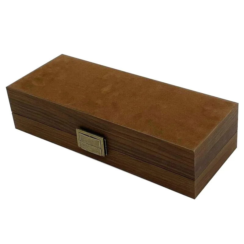 [Retro version] Wooden 6-position watch storage display box, black walnut wooden 6-position watch box