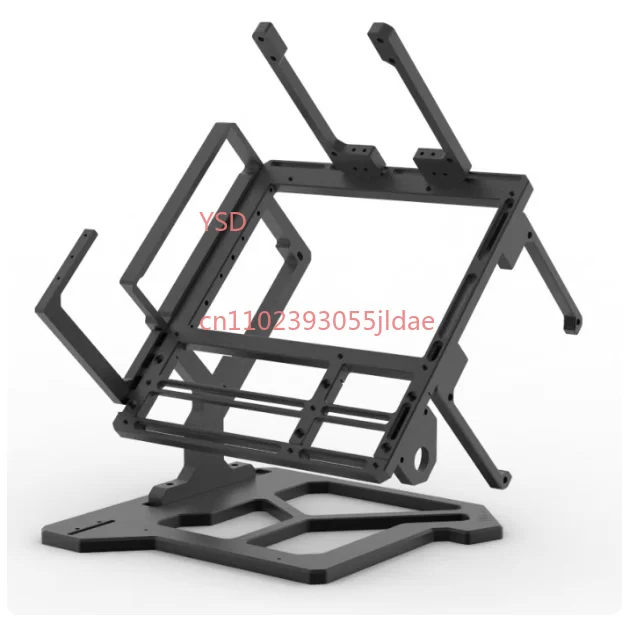 

Шасси A45 MAX — конструкция с открытой рамой, полностью алюминиевый сплав, совместимое с материнскими платами MATX/ATX