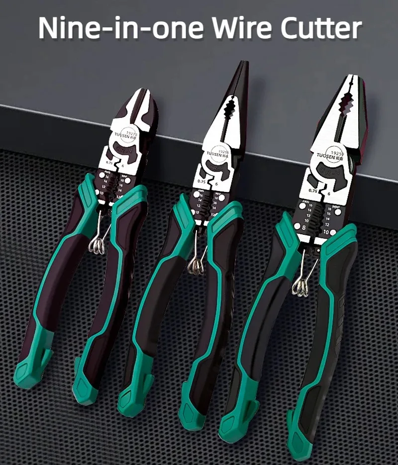 Multifunctional Universal Diagonal Pliers Needle Nose Pliers Hardware Tools Universal Wire Cutters Electrician Wire Pliers Set