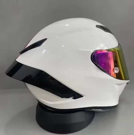 PISTA GPRR weißer ABS-Integralhelm, für Motorradrennen und Straßenfahrten, Motorrad-Schutzhelm, Capacete