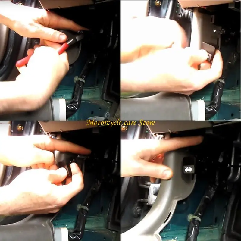 U75F Hood for Latch Release Handle Replacement for CivicCRV ElementRidgeline Automobile Body Parts