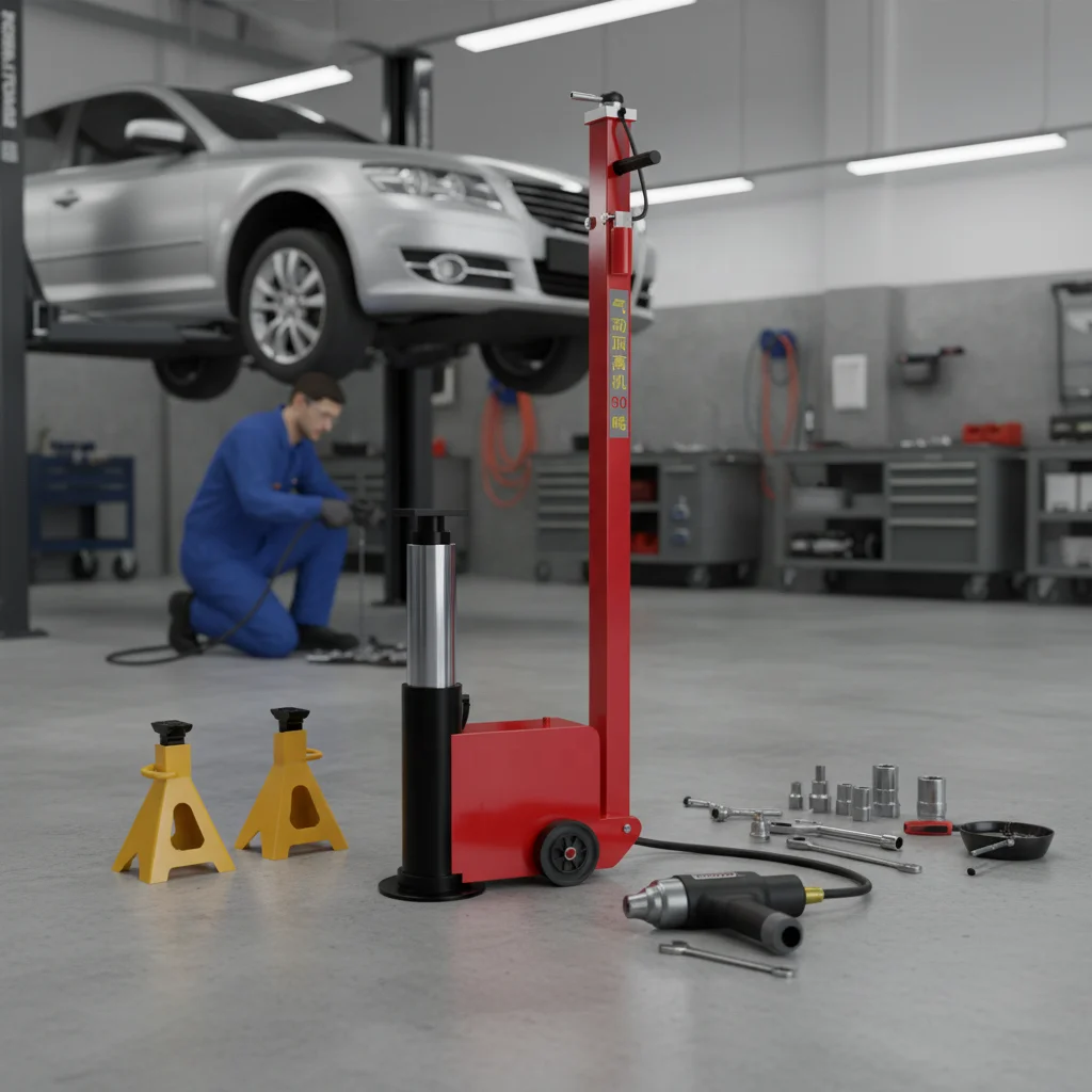 

Гидравлический подъемник для грузовиков AJ100 100T, вертикальный ручной домкрат для колес, сверхмощный стальной подъемник для транспортных средств