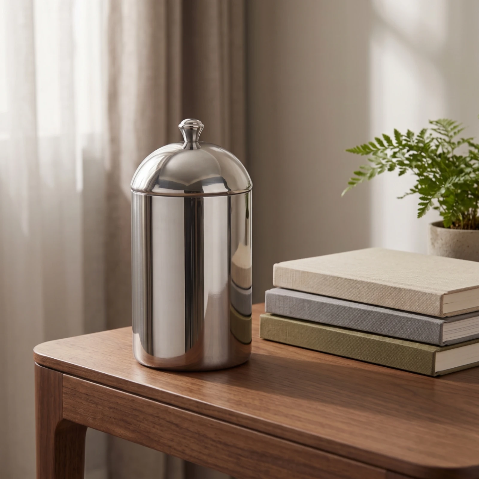 Stainless Steel Kitchen Canister Sturdy Stainless Steel Canister Canisters Cylindrical Food Storage Containers Minimalist