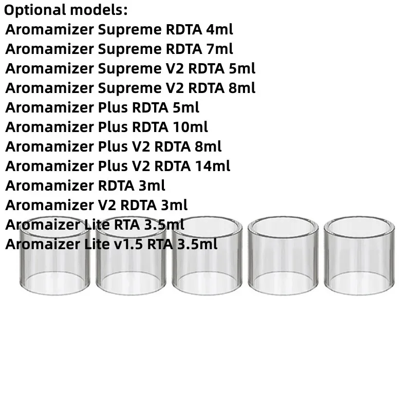 5 Stück Becherglas für Steam Crave Aroma mizer rdta/Aroma mizer v2 rdta/Aroma mizer plus rdta