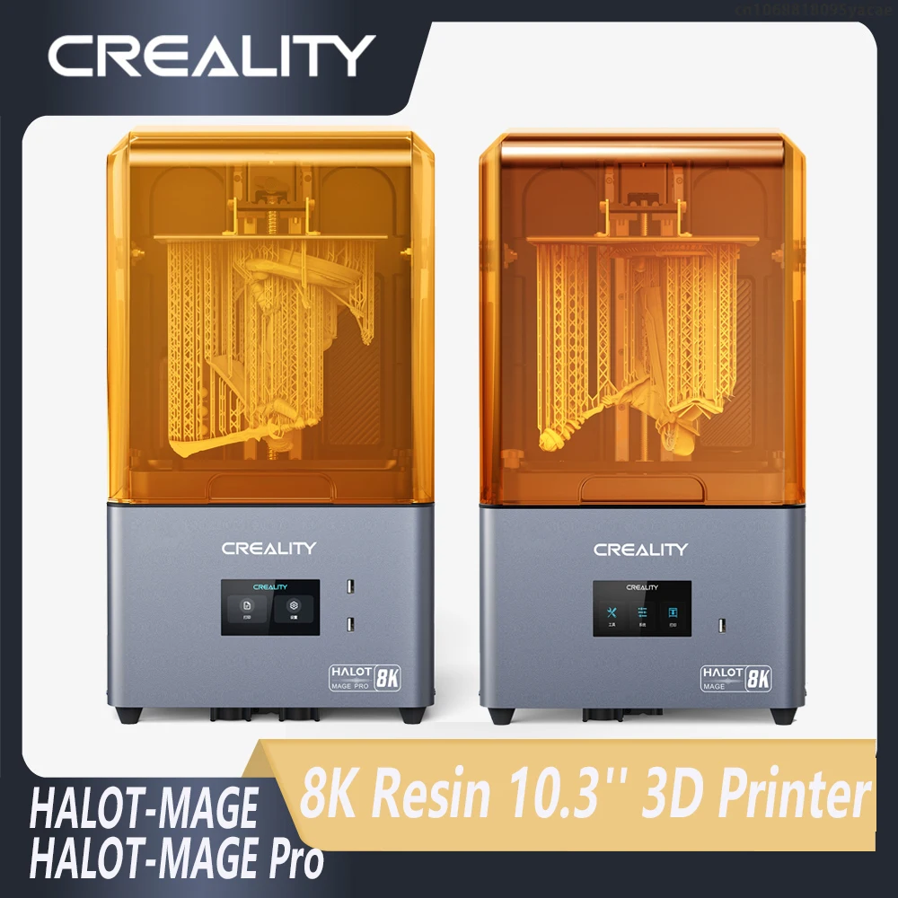 Creality HALOT MAGE Pro/MAGE Resin 3D Printer (CL103)170mm/h Hyper-Speed 8K Resin Printing 10.3