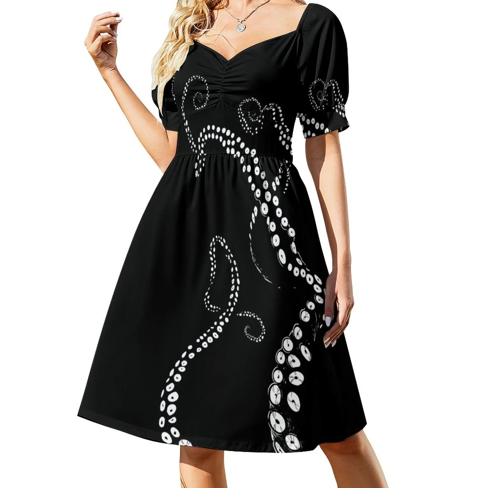 

tentacles Sleeveless Dress womans clothing Prom gown