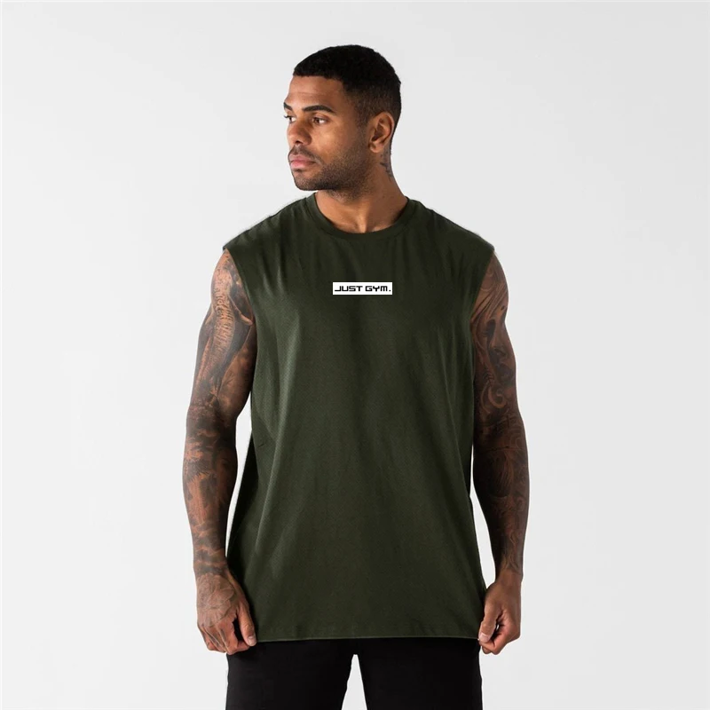 سترات الجري الرجالية الصيفية الشبكية سريعة الجفاف لتمارين العضلات في صالة الألعاب الرياضية قميص رياضي فضفاض مناسب للتنفس للتدريب واللياقة البدنية تانك القمم #3