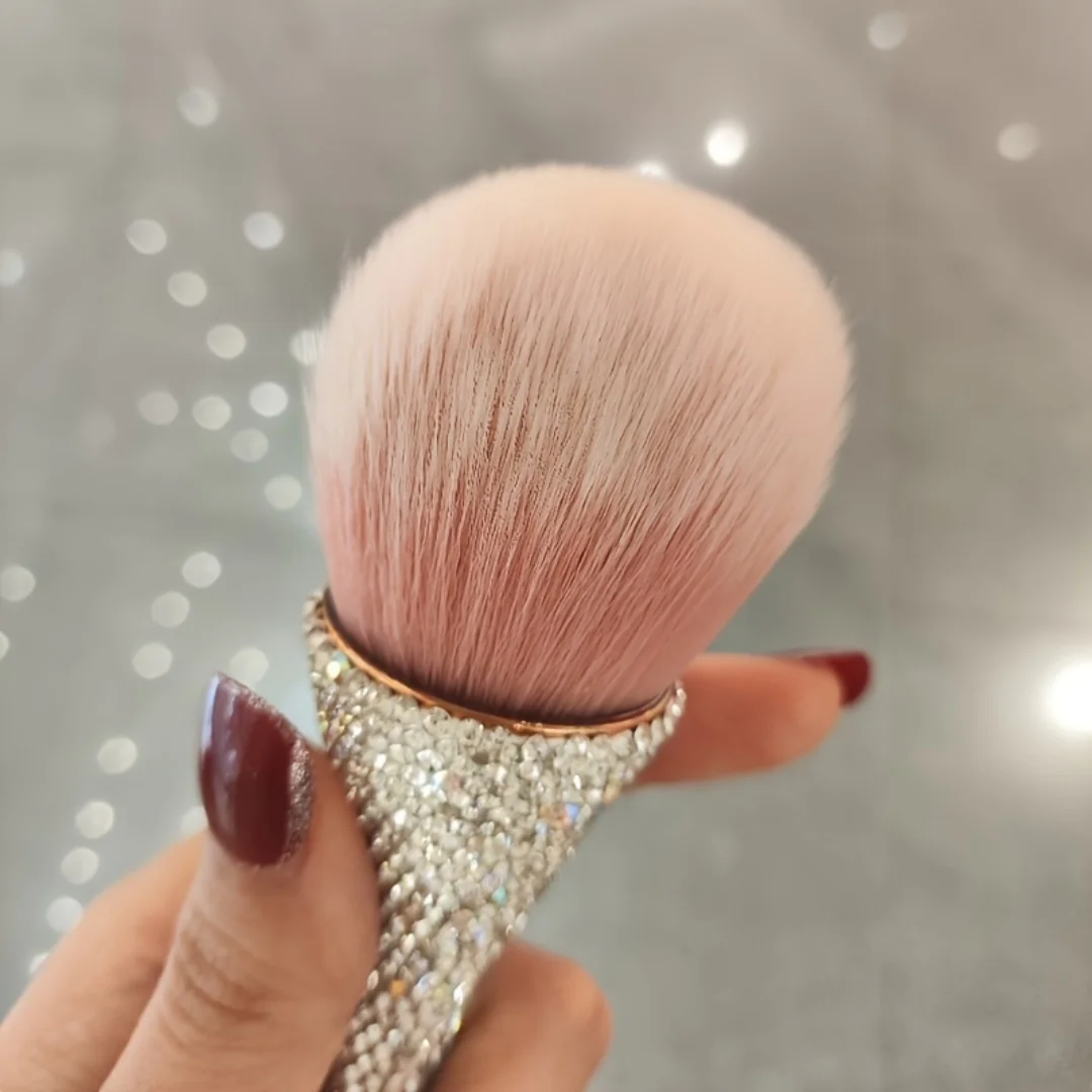 小さなウエストメイクブラシセット,人工ダイヤモンド,ネイルブラッシュ,美容ツール,ラグジュアリー