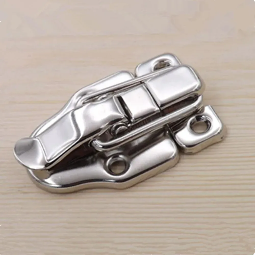 5Pcs/set Duckbilled Drawer Latch Metal Decorative Vintage Locks Buckle Retro Antique Jewelry Wood Box Hasps