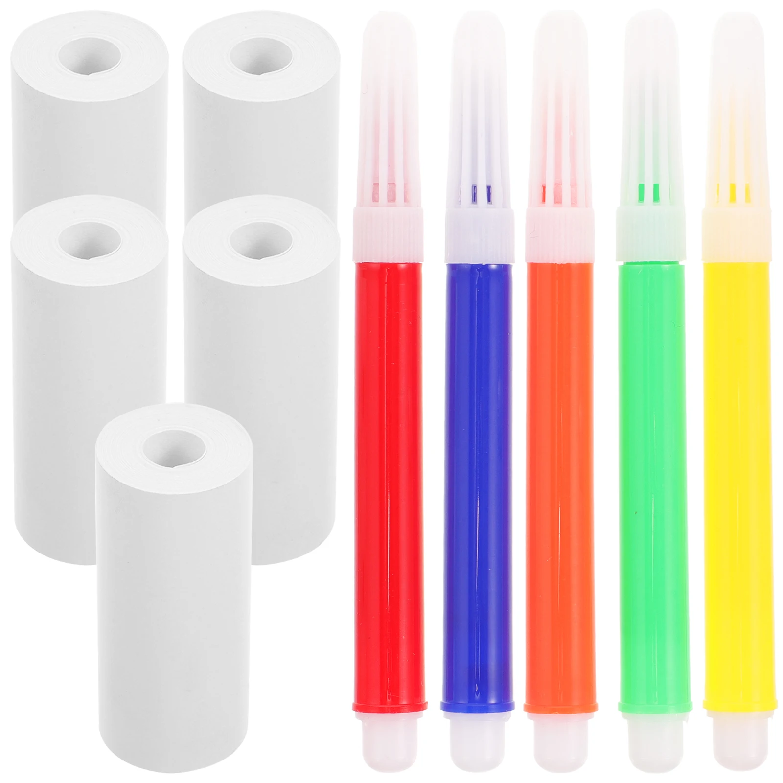 مجموعة واحدة من ملصقات ورق الطابعة الحرارية، ملصقات لاصقة للطابعات الصغيرة، عصا تقشير مستطيلة غير لامعة تدوم طويلاً