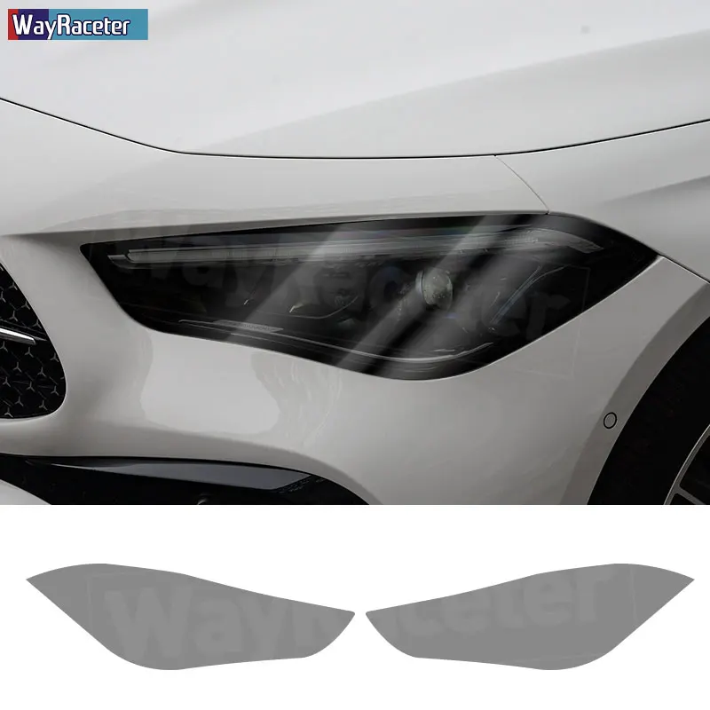 

Защитная пленка для автомобильных фар, прозрачная Дымчатая черная наклейка из ТПУ для Mercedes Benz CLE Class 2024 CLE300 450 220 C236 A236 AMG