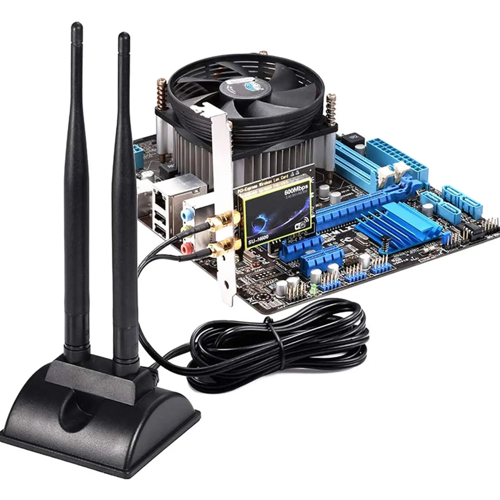 マグネットベースwifiアンテナ-デュアルバンド-24ghz-5ghz-指向性信号ブースターアンテナ-ワイヤレスルーター-デスクトップコンピューター用