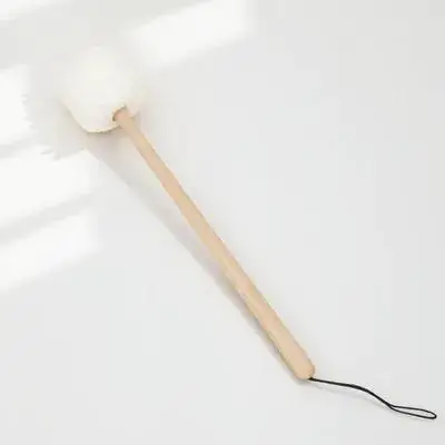 

Lamb Wool Felt Mallets For Singing Bowl Juniper Wood Handle Handcrafted Sound Therapy Accessories Tibetan Style Drum Gong