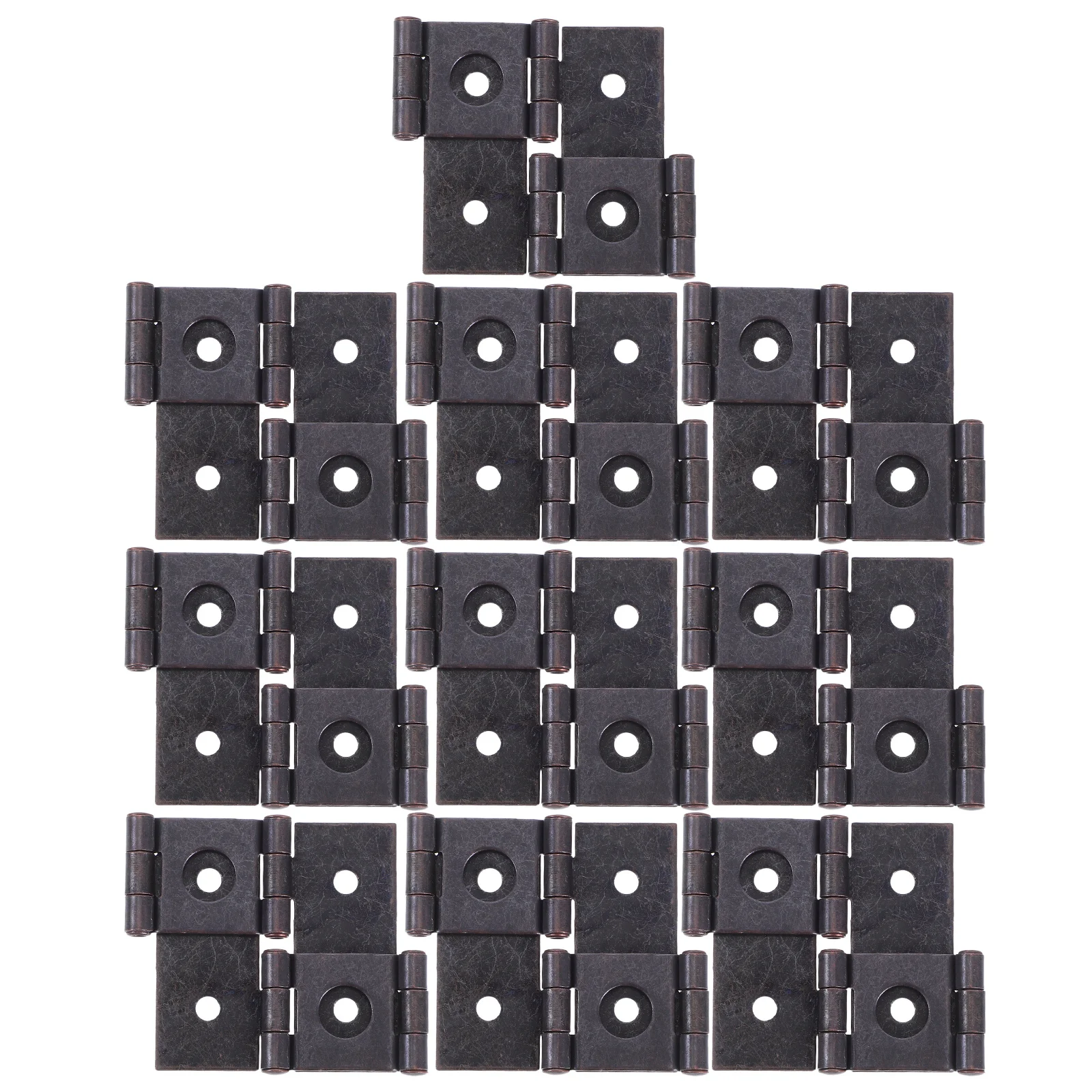 

10Pcs Double Acting Iron Hinges Heavy Duty Folding Door Hinges for Wood Doors Windows Cabinets Furniture Door Hinge