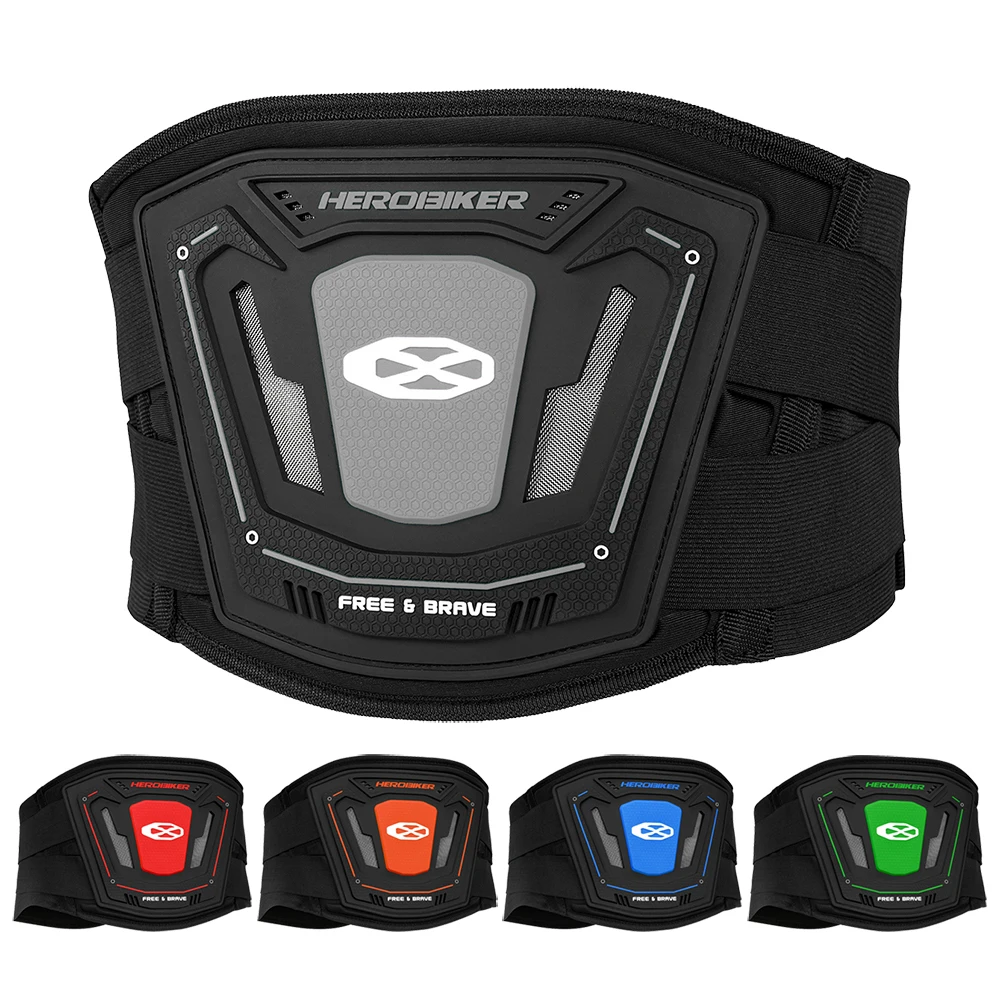 Wear-Resistant Motorcycle Waist Protector Shockproof Motocross Riding Protective Gear Motorbike Spine Waist Protection Pads