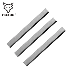 FOXBC-cuchilla cepilladora de madera HSS, 160-310mm, cuchilla cepilladora eléctrica, cuchillo para carpintería, Juego de 3