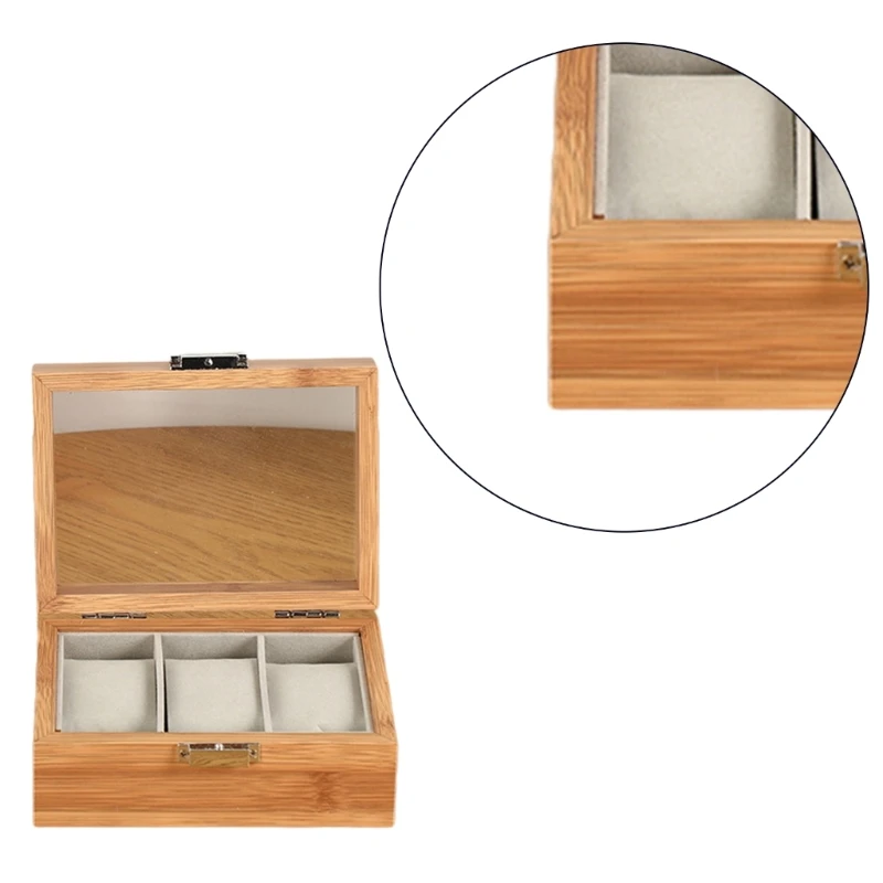 Watch Display Case Watch Display Boxes Fashion Watch Storage Holder Material for Mechanical Watch Collection HXBA