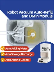 Mova P10 P50 Z60 Z70 Robot Vacuum Water Change Kit Auto Water Refill and Drain water hookup kit drainage system