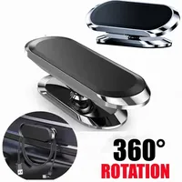 Metal Strong Magnetic Car Phone Holder Magnet 360° Swivel Cell Phone Stand in Car GPS Support For iphone Xiaomi Huawei Samsung