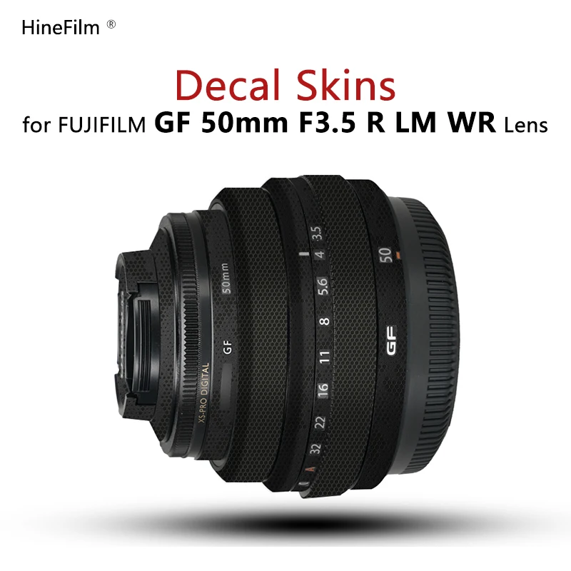 

Fuji GF50 F3.5 Lens Sticker Wrap Cover Skin For Fujifilm GF50mm F3.5 R LM WR Lens Decal Skin 50 3.5 Anti-Scratch Protector Coat