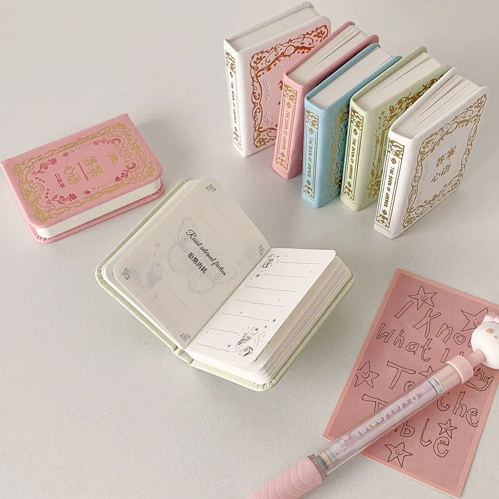 Libro di risposta creativo Libro tascabile Notebook portatile colorato Mini libro di esercizi di parole Ufficio