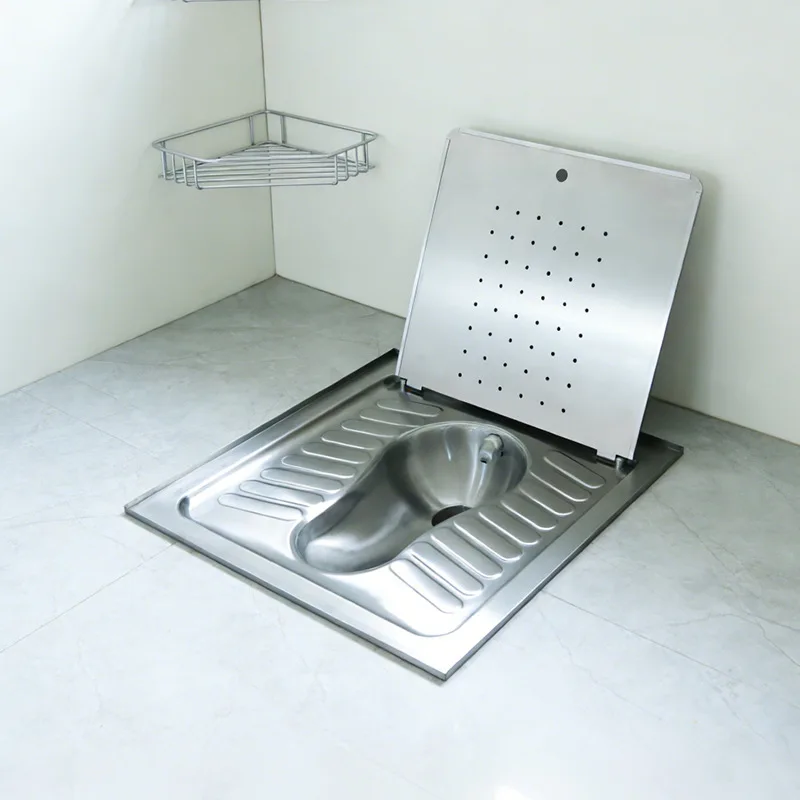 

Hxl stainless steel squat toilet public restroom squatting toilet stainless steel