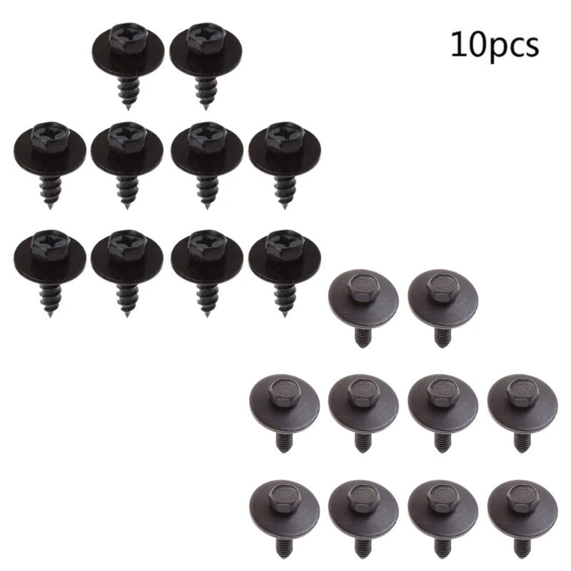 Engine Cover Undertray Arch Torx Clips Fasteners 10x Torx  for Head Tapping for  Screws Suitable for  for Vol