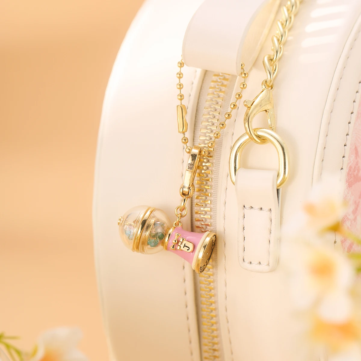 Fashion Sweet Crystal Candy Machine Pendant Necklace for Women Keychain Pendant Cool Romantic Party Jewelry Valentine\'s Day Gift