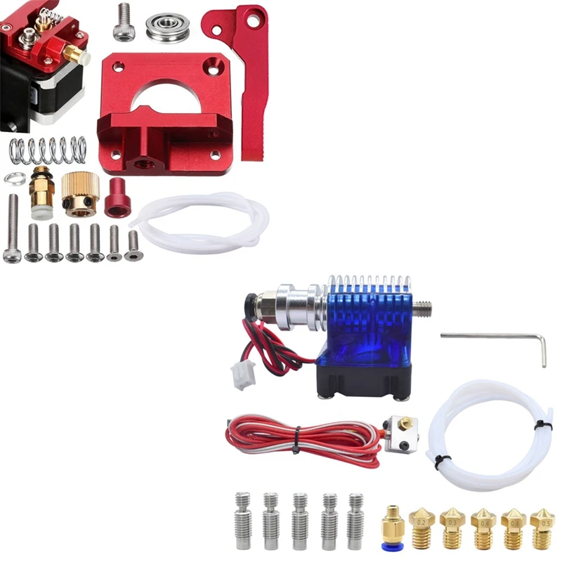 

1 Set MK8 Extruder Aluminum Alloy Drive Printer Extruders Kit & 1 Set J Style Head Hotend Full Kit