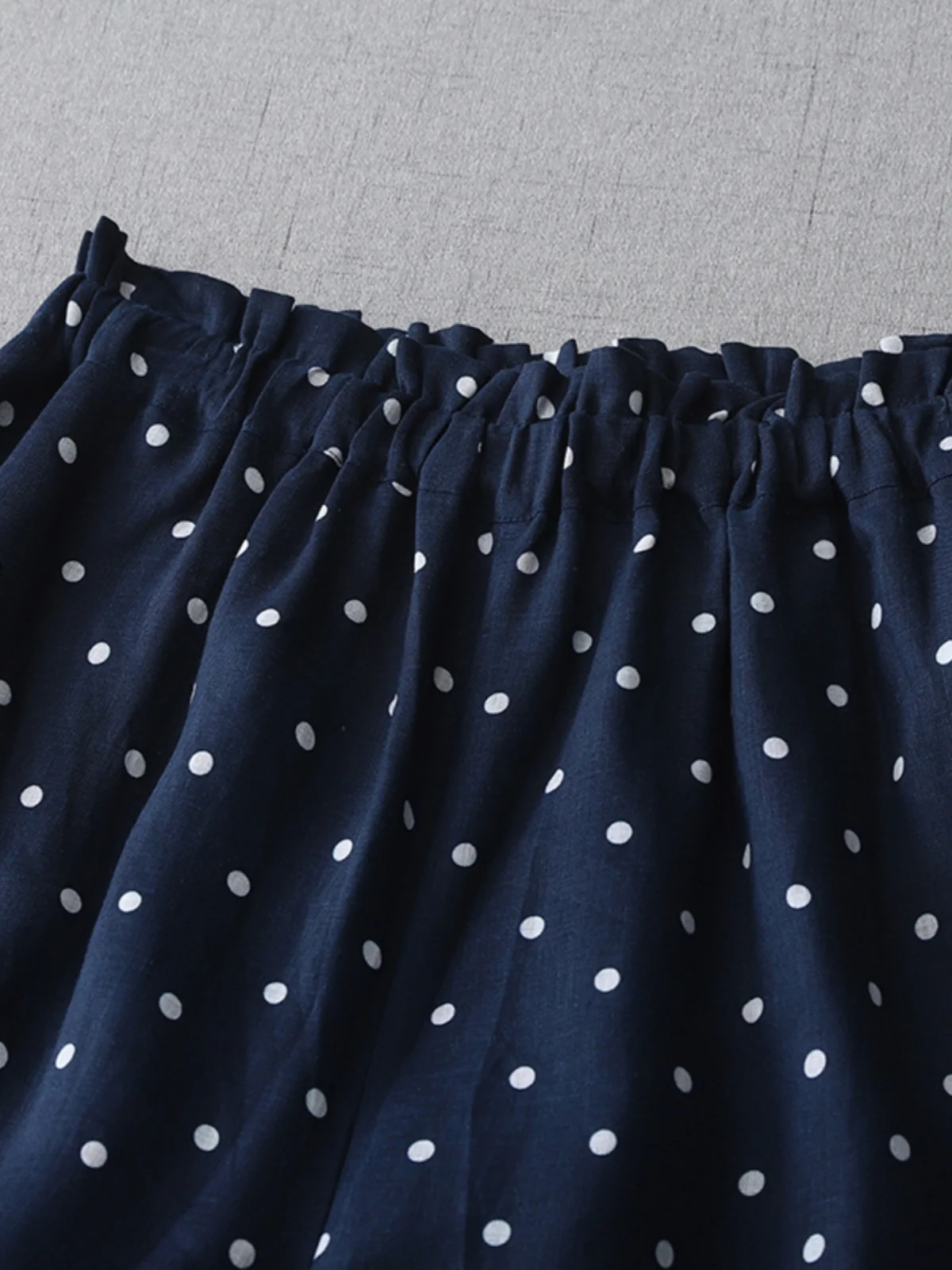 Japanse Sle wijde pijpen broek dames hoge taille rechte snit lange broek zomer elastische taille afslanken veelzijdige casual broek