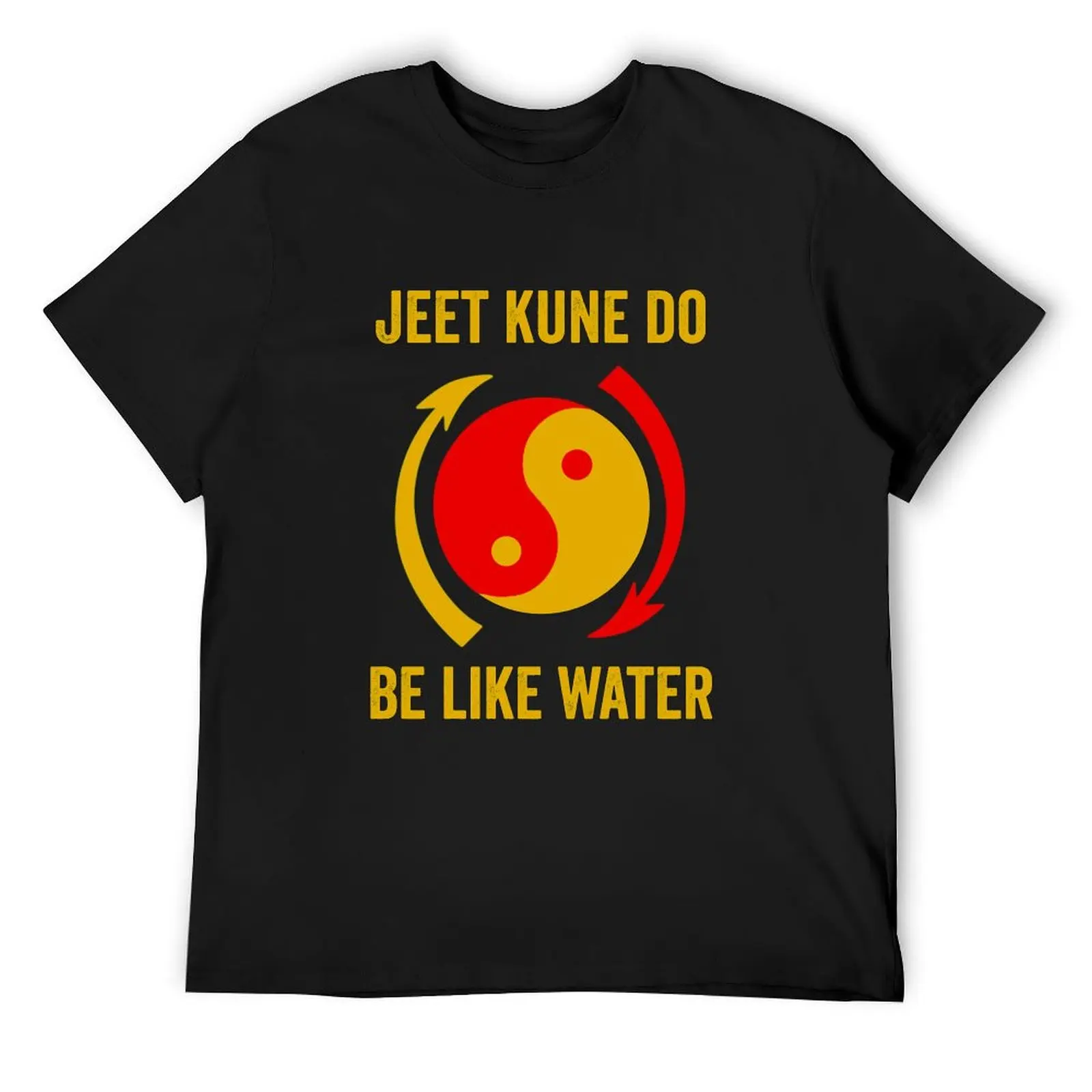 Jeet Kune Do Be Like Water JKD Mixed Martial Arts Yin Yang T-Shirt cute clothes customizeds customs Short sleeve tee men