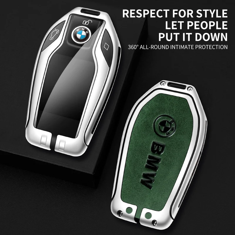 Car Remote Key Case Cover For BMW G30 G12 G11 G32 G31 5 7 Series I8 I12 I15 G01 X3 X4 G02 G05 X5 G07 X7 LED Display Accessories