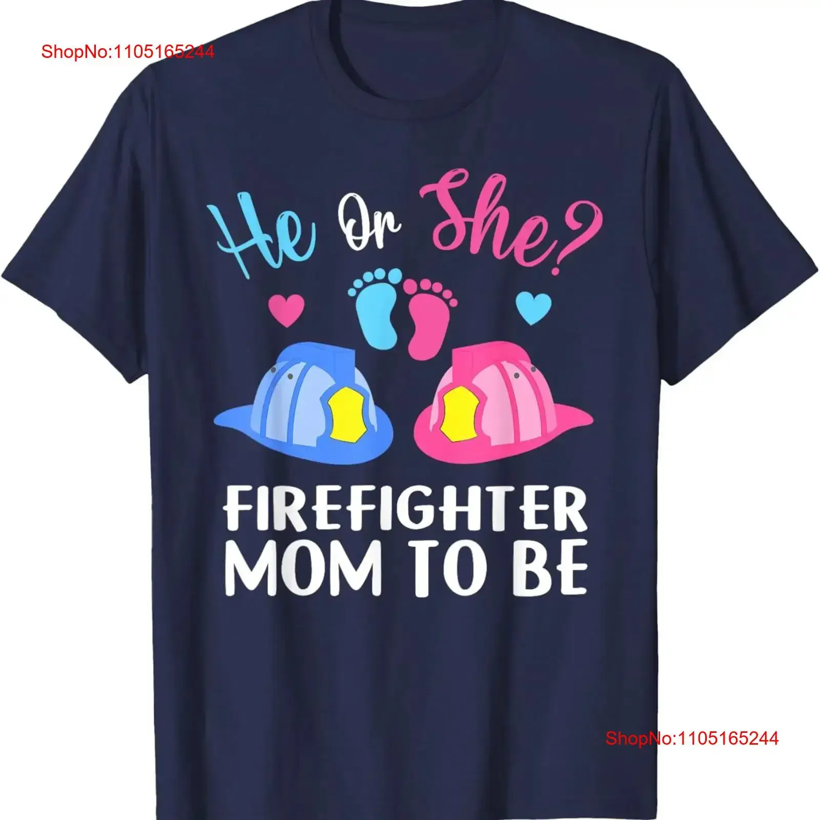 Mom He or She Gender Reveal Baby Shower Future Firefighter T Shirt  vintage Washed Versatile Top For Everyday Wear fashion
