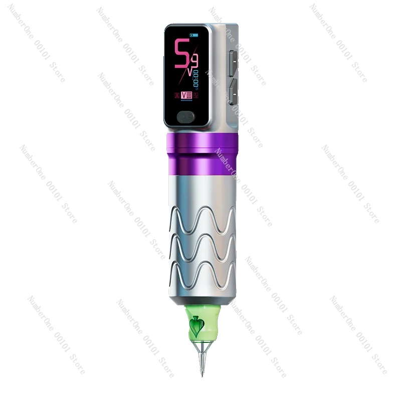 Wireless Tattoo Pen Machine 3 Speed Adjustable Mode Stipple Liner Shader Brushless Motor Cordless Professional PMU