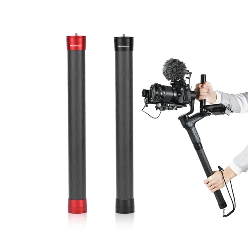 Imagen 1 del producto Gimbal extensión de fibra de carbono monopié varilla extensible para DJI RS 4 3 2 Ronin S SC S2 RS2 Moza Zhiyun Weebill Crane 2