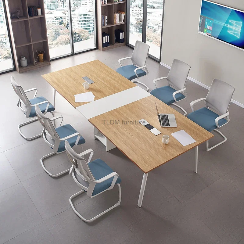 Moderne Minimalistische Conferentiestoelen Voor Werk Bedrijf Speciale Kantoorstoel Licht Luxe Conferentiezaal Katrol Rugleuning Fauteuil