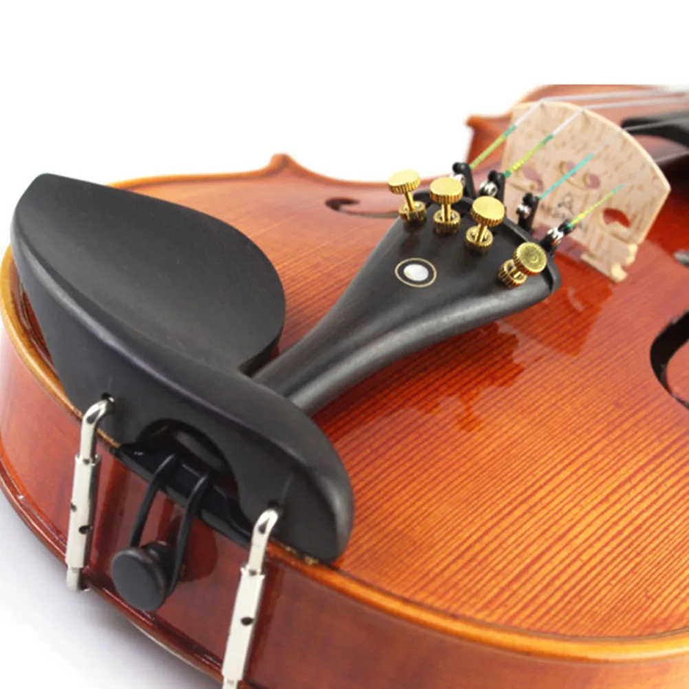 

1Set Ebony Violin Accessories Fine Pattern Beautiful Atmospheric Delicate Wood Texture Professional Durable Instrument Supplies
