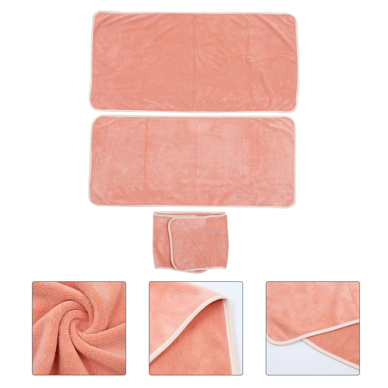 

1Set Facial Head Wrap Spa Hair Towel Premium Beauty Salon Kit Elastic Breathable for Makeup Bath Skin Care Fiber Hair Towel