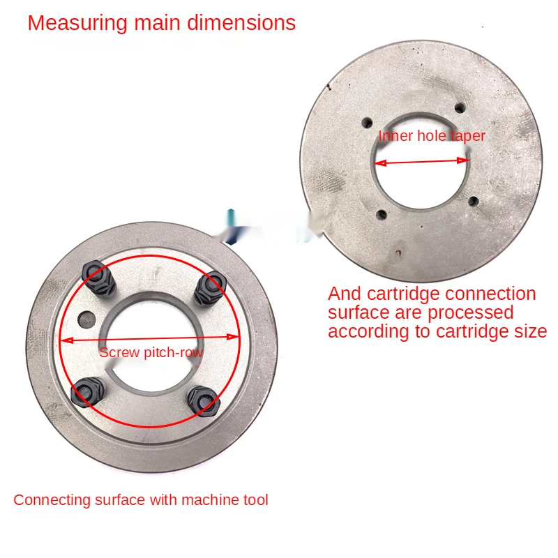 250/C6 Lathe Flange Connecting Plate/transition Plate Can Be Equipped with Three-jaw/four-jaw Single-action Chuck 200 250