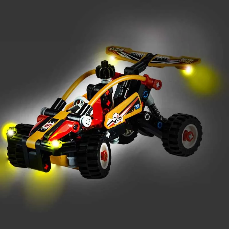 إضاءة USB لسيارة لعب لوجو Technic 42101: تجربة تجميع وعرض مذهلة