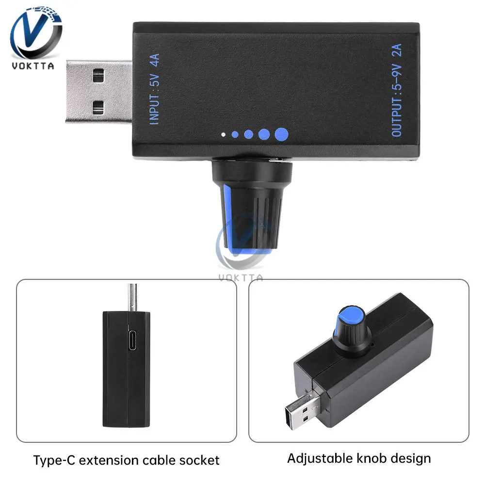 Imagem -04 - Usb Stepless Motor Velocidade Controller Mini Usb Fan Regulador Vento Controlador de Velocidade Regulador de Volume de ar Módulo Interruptor de Velocidade dc 5v