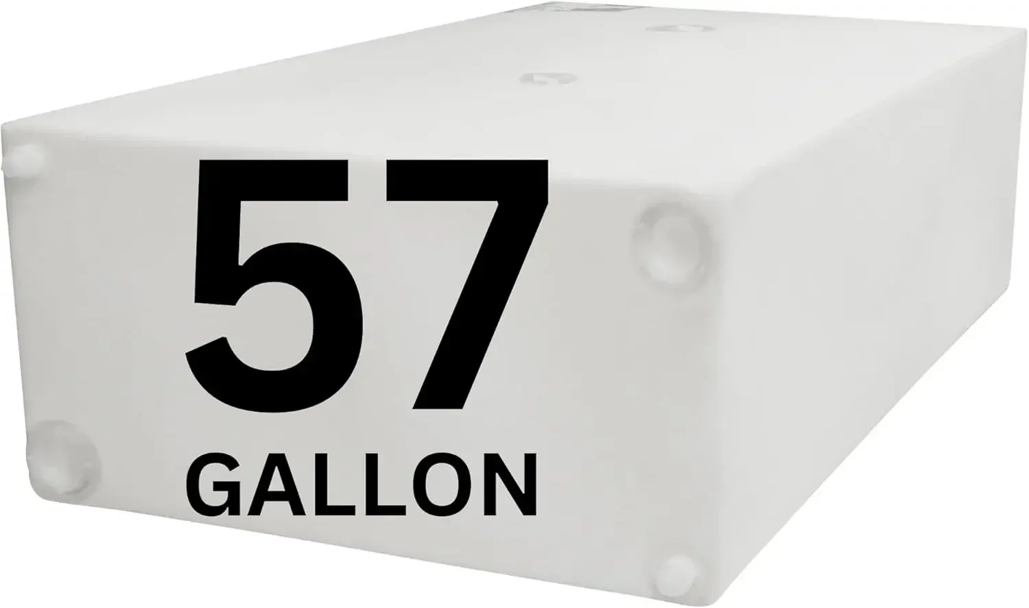 57 Gallon RV Fresh Water Tank, Potable Water Storage Tank for Drinking, Cooking, Cleaning, Showering, for Campers, Trailers, Mot