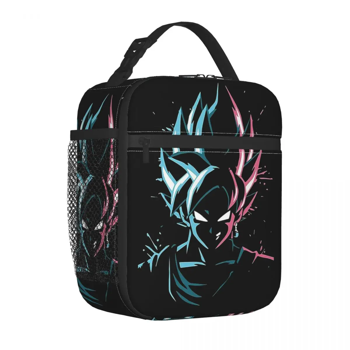 Vegito Insulated Lunch Bags Large Dragon Ball Z Goku Vegeta DBZ Lunch Container Thermal Bag Tote Lunch Box School Outdoor